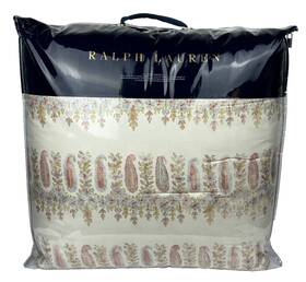 Chambray100 Ralph Lauren 650876286002 Queen Full Camile Paisley Comforter Faded Coral Chambray100% Cotton