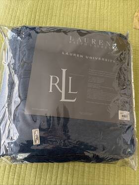 Ralph Lauren 886087008753 Inch University Denim Blue Comforter Twin Size
