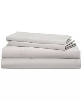 Ralph Lauren 886087294194 Stone Grey Spencer 475 Thread Count Sateen 4-pc. Set King Size