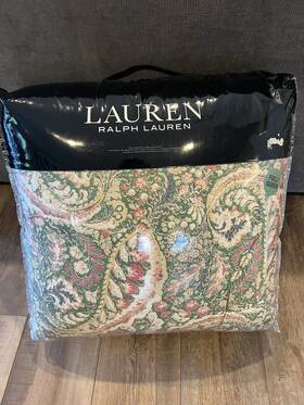 Ralph Lauren 886087389920 Nwt Allie Paisley Full Queen Comforter 2 Standard Shams