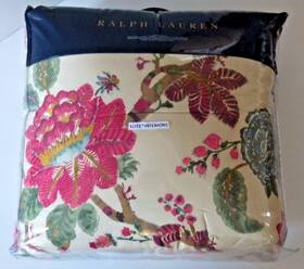 Ralph Lauren 886087410860 Teagan Floral Full / Queen Comforter New