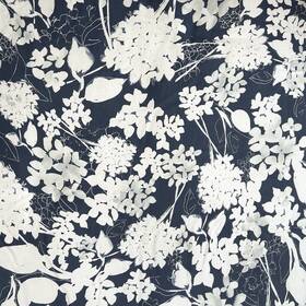 Ralph Lauren 886087427080 Reese Floral Navy White Full/queen Reversible Comforter And 2 Shams