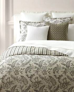 Ralph Lauren 886087503562 Sara Floral Paisley Reversible 3-pc Comforter Set Cotton King 385