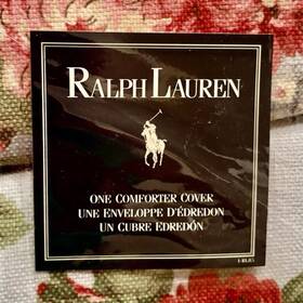 Ca00008 Ralph Lauren Inch New Vintage Danielle Blue Floral Duvet Cover