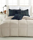 Ralph Lauren Color Down Alternative Full Queen Flannel Grey Comforter 025695909179