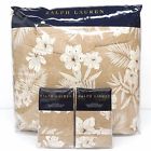 Ralph Lauren Haluna Bay Queen Comforter 3pc Set Nwt Floral Ivory Tropical Cotton 886087192971