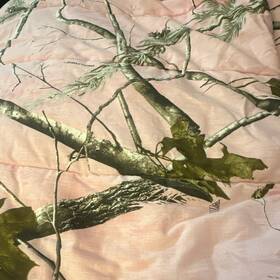 Realtree Ap Rn89738 Pink Camo Full Comforter Hunting Bedding Size No Sham