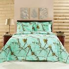 Realtree Mint Green Teal Bedding Set Queen W Comforter And Shams Bedroom Camo 665721086292
