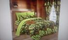 Regal Comfort 18 Piece The Woods Camo Design Lime King Comforter Set 12 Colors All Sizes 643307184877