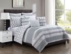 Rena-gray King Linen 8 Piece