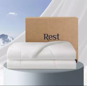 Rest 445044353348 Evercool Cooling Comforter Twin/twin Xl For Hot Sleepers 68 Inch X90 Snow Ivory