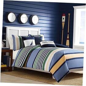 209768 Revman International Comforter Set Reversible Cotton Bedding With Matching Sham Twin Casual