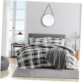 Ushsa51261893 Revman International Comforter Set Reversible Bedding With Matching Shams Queen Dark Grey
