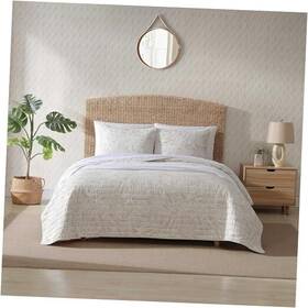Ushsa91278876 Revman International Tommy Bahama - Quilt Set Breathable Reversible Bedding With Queen Beige