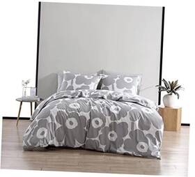 Ushsfn1191143 Revman International Duvet Cover Set Cotton Bedding With Matching Shams And King Unikko Grey