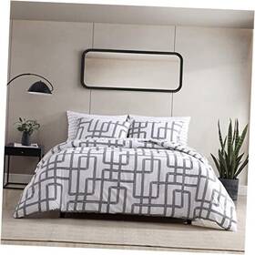 Ushsfn1241032 Revman International Duvet Cover Set Cozy Reversible Bedding With Queen Mainline White