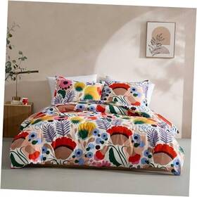 Ushsfn1312823 Revman International Duvet Cover Set Cotton Percale Reversible Full/queen Ojakellukka Multicolor