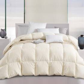 Rewardown 941601136764 Down Comforter King Size With Kapok Blend Luxury All Season Duvet Insert Fl