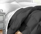 Rg-dwnaltcmftr-gry-k-r2 Sleep Restoration Down Alternative Comforter Series Best Hotel 786032393999
