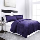 Rg-srmcrmnkcomf-f-q-prp Sleep Restoration Full Size Comforter Set Bed All 640816168398