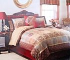 Rib7644ck-3240 Macys Jacquard Room Ensemble Bedskirt Window Treatment Pillows 783048920744