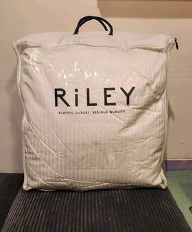 Riley 810026430527 Home Full/queen White Goose Down Comforter - All-season Luxury