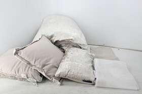 81891 Riverbrook Home See Notes Turin Comforter Set Queen Silver 90 Wide 90-inch Long