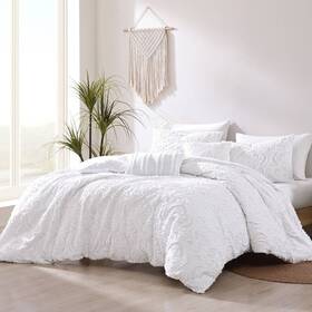 89293215 Riverbrook Home 6pc King Rhapsody Comforter Bedding Set White