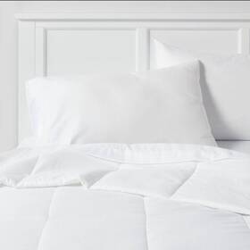 062200431 Room Essentials Alternative All Season Comforter Insert White Full/queen