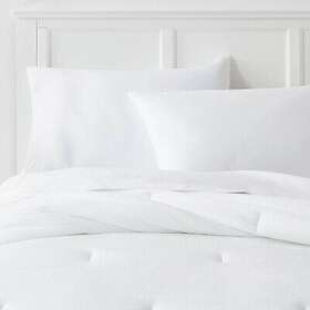 81785052 Room Essentials Full/queen Microfiber Micro Texture Comforter White -
