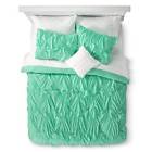 Room Essentials Twin Bed In Bag Set 6pc Comforter Sham Sheets Skirt Pillowcase Green Mint Girls 490601012135