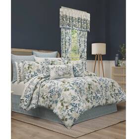 Royal Court 193842153024 Evergreen Botanical Leaf 4-pc. Comforter Set King