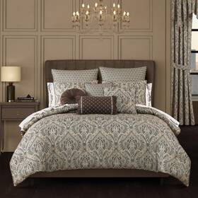 3057043kgcms Royal Court Maren King/cal King 3pc. Comforter Set