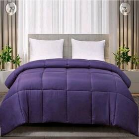 Royal Luxe 788904113285 Lightweight Down Alternative Hypoallergenic Comforter - King Purple