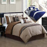 Ruhi-7pc Royal Hotel Tradition Ruhi Luxury Piece Complete Comforter Set