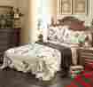 Sd2338 Tache Home Fashion California King Bedspread Set Reversible 3pc Bedroom Decor Chic Design Tan Ivory