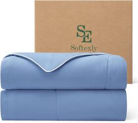 Se Softexly 313043866855 Cooling Comforter King Size All Season Lightweight Summer Blanket