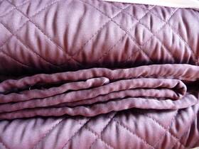 Senses Touch 041808534441 Coverlet Luxury King Size Crossroads Amethyst Plum Retail 130