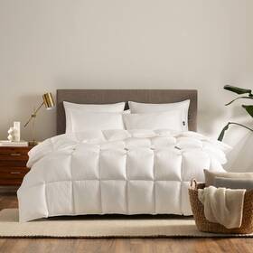 Serta 081806615056 Extra Warmth Hypoallergenic Down Alternative Comforter With Corner Loops Full Qu