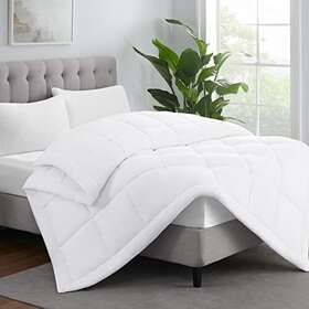 Serta 081806702213 Comfortsure Soft Box Stitched Down Alternative Bedding Comforter Duvet