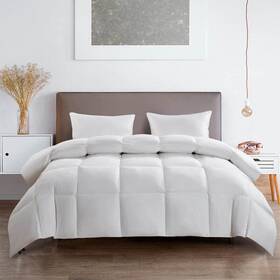 Se003023 Serta 233tc Light Warmth White King Size Goose Feather Fiber And