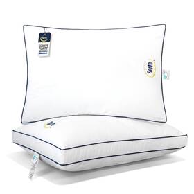 Se225131k Serta Hotel Collection Bed Pillows Queen Pack Of 2 400tc Medium Firm Size Thread