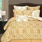 38269cs4gld Set Home Intl. Gold King 8pc Grid Fashions Iron