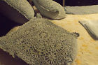 Duster-2 Shams-bed Pillow-throw Crochet Standard Trimmed Set Light Blue Deod