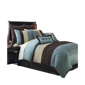 6311528 Sheetsnthings Hudson Microfiber California King Size 12pc Bed In A Bag Comforter Set And S