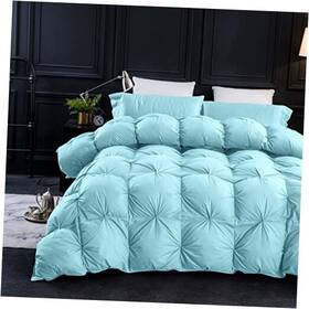 Ppgfd2022-002 Shengwantai Pinch Pleat Waterfowl Feathers And Down Comforter Cal King Size Duvet