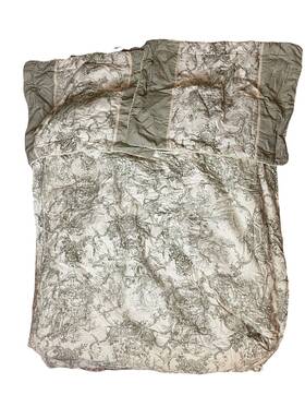 Sherry Kline 719294493534 Green Toile Victorian Reversible Queen Comforter 5 Piece Set