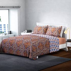 Bd3816780 Shop Lc Homesmart Set Of 2 Colorful Pigment Print Pattern Microfiber Quilt Queen Shams