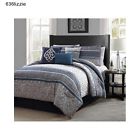 Sim-7cs-king-gh-bl Simon King Size Comforter Bedroom Bedding Set Decor Home Bedspreads Quilts Beds Chic 868339001972