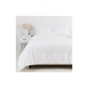 Simply Essential Garment Washed 2pc Set Twin Xl In White